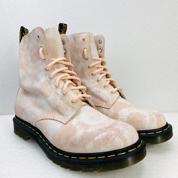 Dr. Martens Shoes - Dr. Martens 1460 Pascal Tie-Dye Suede Boots - Women's 10